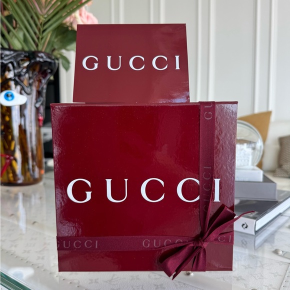 Gucci Empty Gift Storage Box Set 7.5”x 7.5”x 3” - Picture 1 of 6